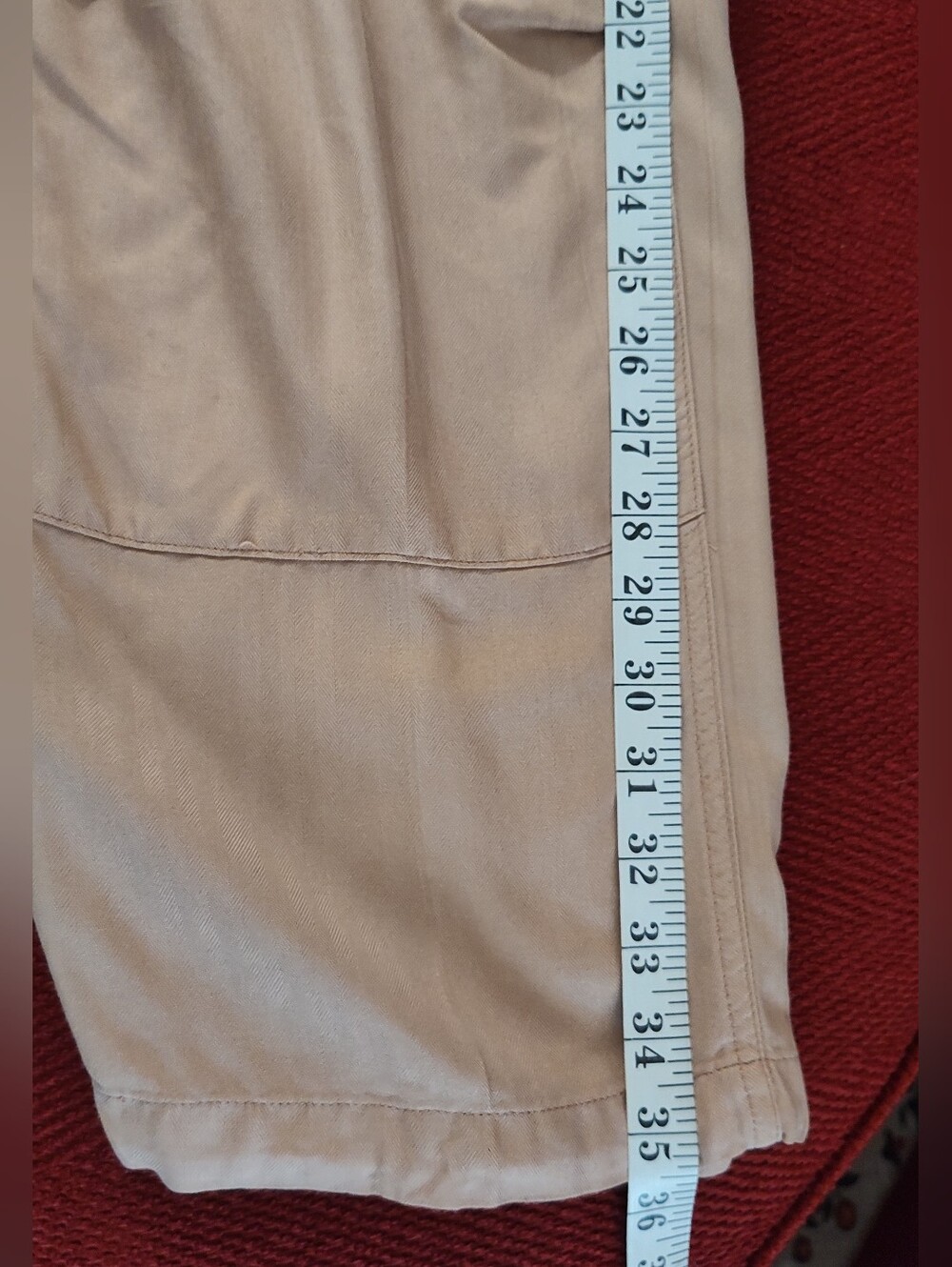 DA-NANG Women's Cargo Cropped Pants in Warm Beige NWOT - Picture 11 of 15